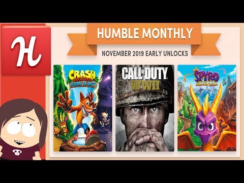 Video: Crash, Spyro Un COD: WW2 Ir Tikai 10 USD / 12 USD Pēdējā Humble Monthly Mēnesī