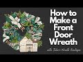 How to Make a Front Door Wreath | How to Make an Easy Mesh Wreath | Ruffled Wreath Tutorial