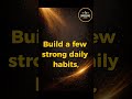Build a Strong Daily Routine. #quotes #mindset #discipline #masteringdiscipline #growth