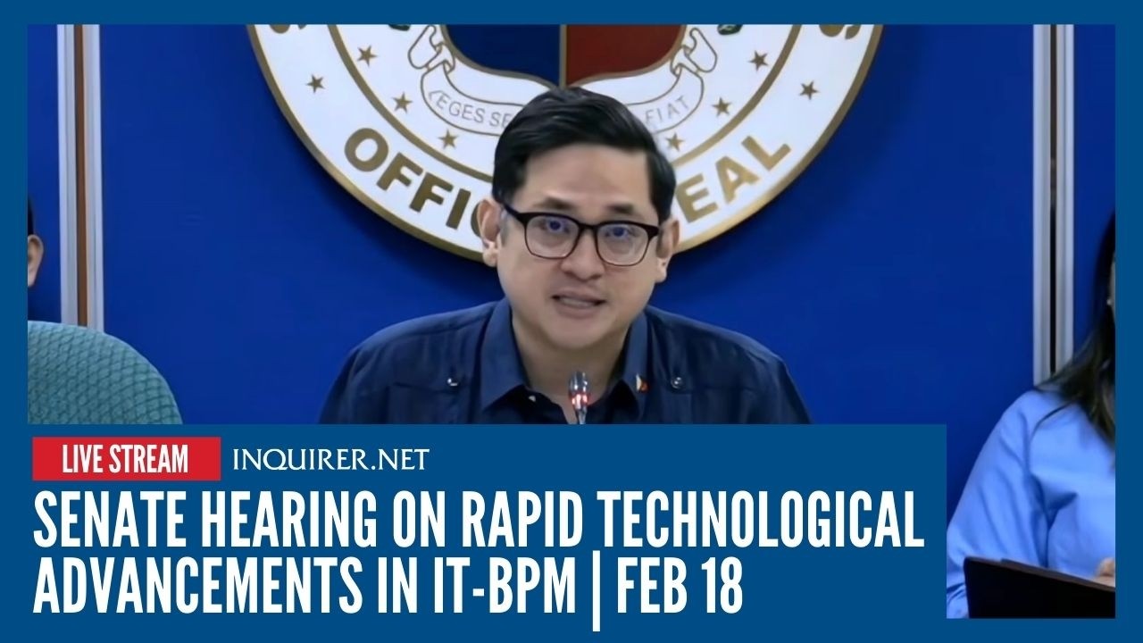 LIVE: Senate hearing on Rapid technological advancements in IT-BPM | Feb 18