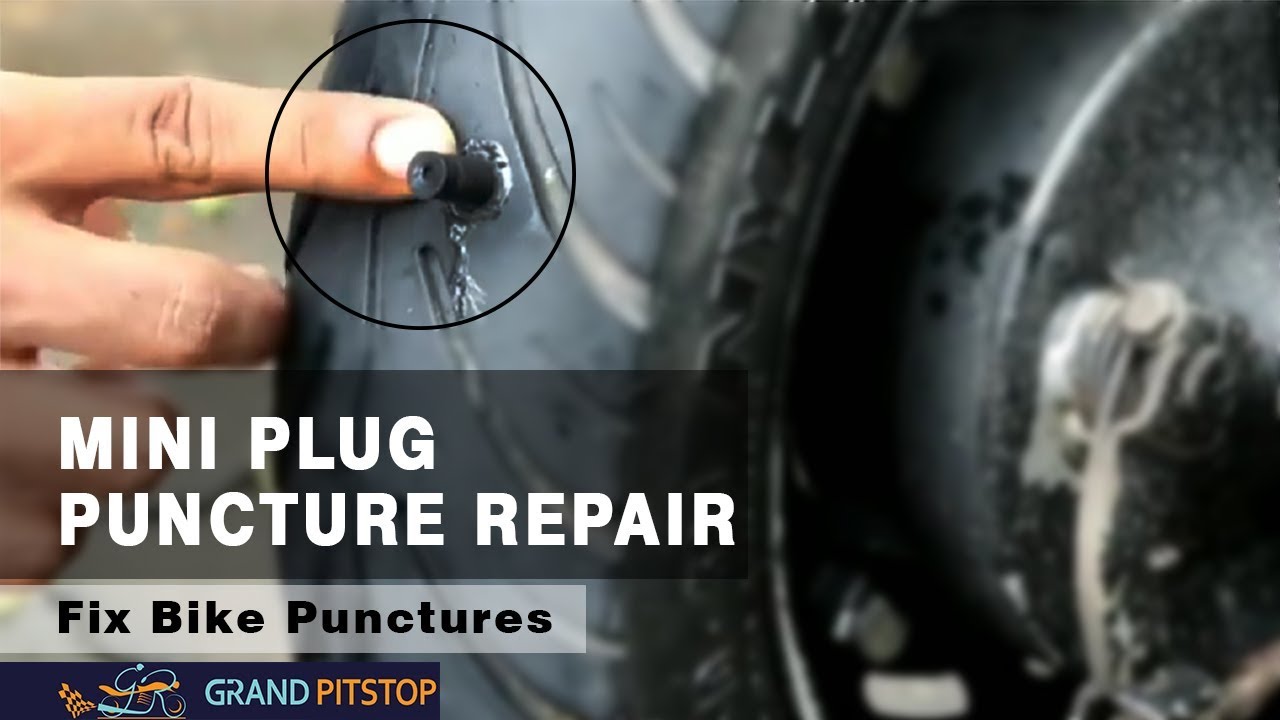 Cheap Easy Repair Tutorial GRAND PITSTOP Tubeless Tyre Puncture Kit for  Motorcycle and Cars. 