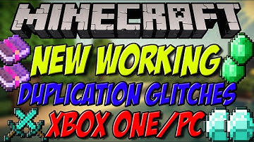 NEW Minecraft DUPLICATION GLITCHES on CONSOLE/PC  1.14