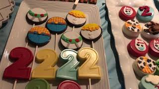 Toy story candy table