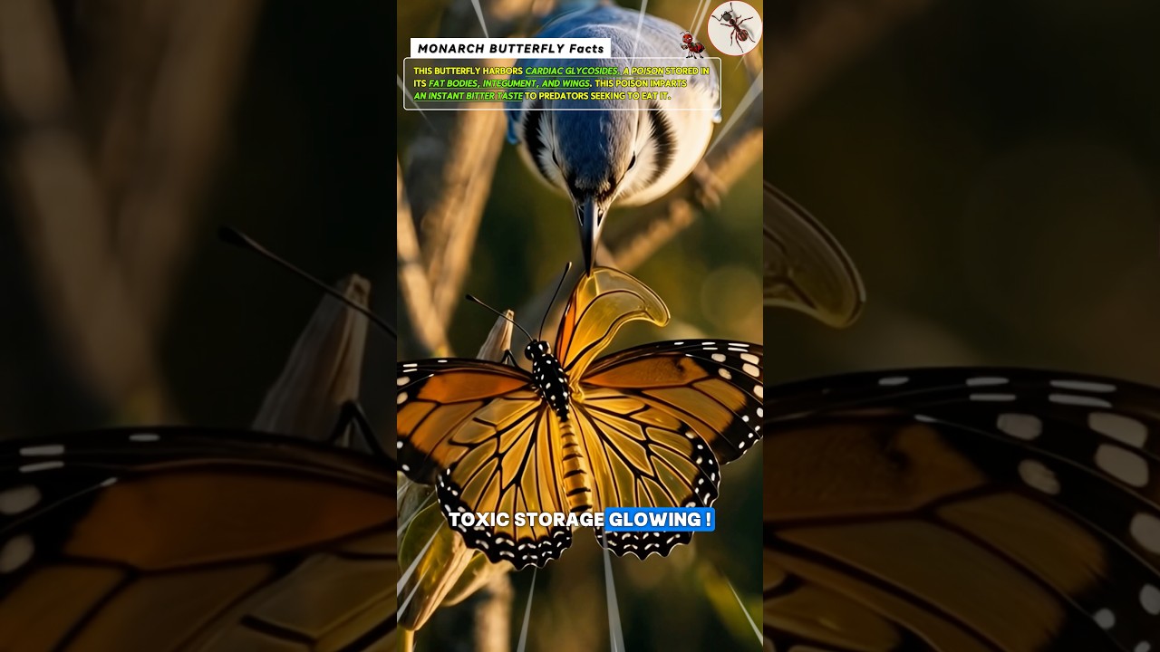 Почему птицы боятся этой бабочки?! 🦋🤢🐦 