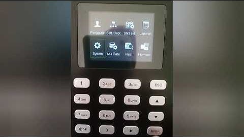 Setting Mudah Fingerprint Solution P208