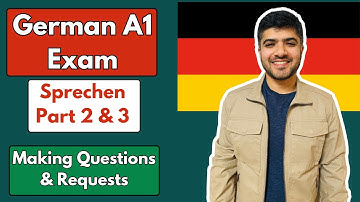 German A1 Exam Sprechen (Exam Solutions & Tips) | How To Make Questions & Requests | Goethe & Telc