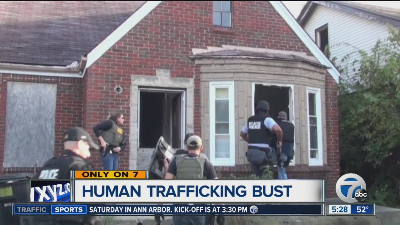 Human sex trafficking bust