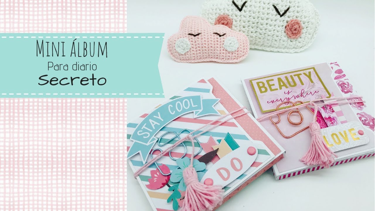 Mini álbum, muy fácil, para diario secreto