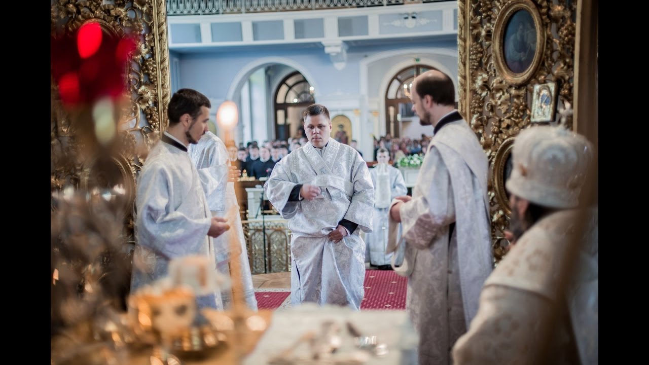 Хиротония во диакона чтеца Андрея Бондарева / The ordination Andrew Bondarev to Holy Diaconate
