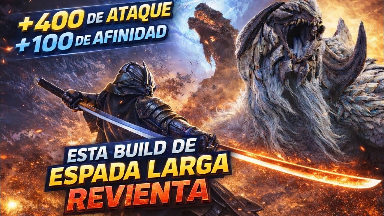 LA NUEVA BUILD PARA ESPADA LARGA / RAW - REVIENTA CON GOGMAZIOS Y AGALLAS