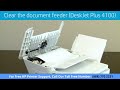 How to fix a paper jam in your HP DeskJet printer in Windows 10 | HP Printer Setup