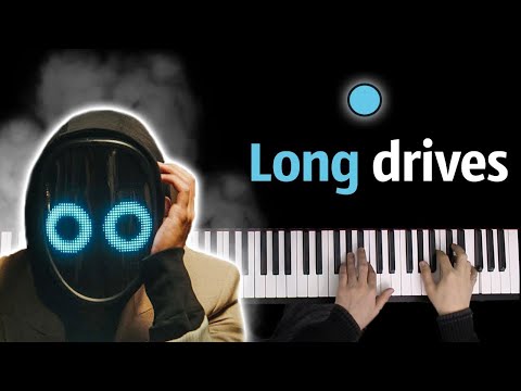 BoyWithUke - Long Drives ● karaoke | PIANO_KARAOKE ● ᴴᴰ + SHEETS & MIDI