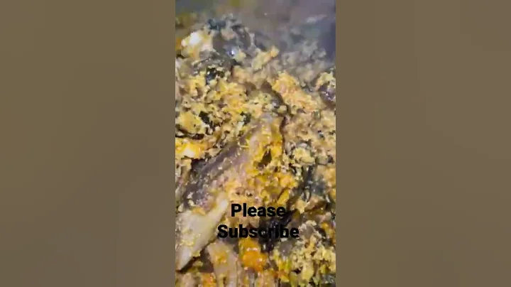 Melon seeds soup | Egusi soup is ready #shorts subscribe for more videos