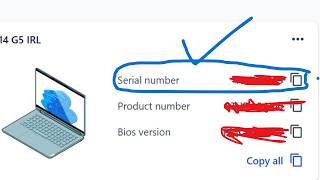 how to find a serial number of laptop