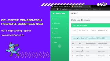 Aplikasi Penggajian Pegawai Berbasis Web