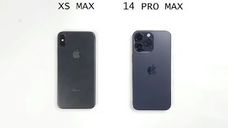 iPhone Xs MAX vs 14 Pro MAX - Speed Test!