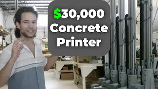 I Printed On A Budget Concrete & Adobe 3D Printer by 3D Potter!