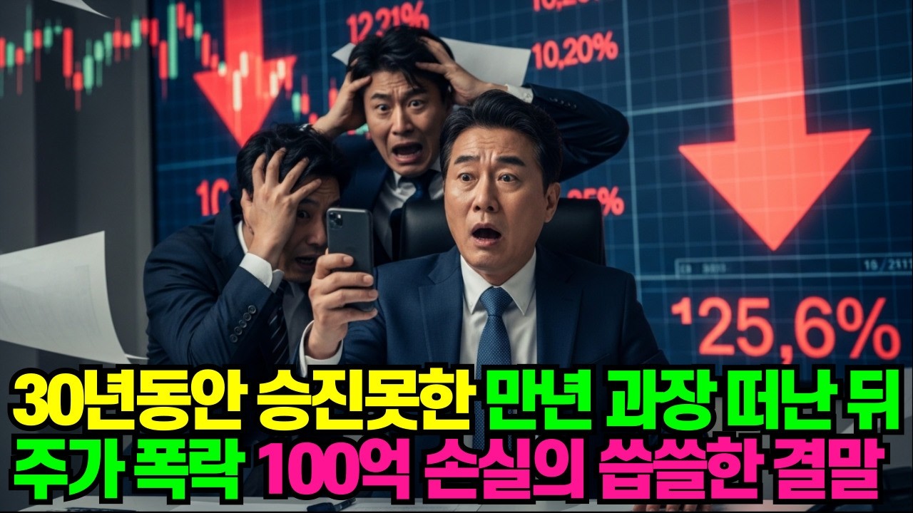 30년을 버틴  승진못한 만년 과장 떠난 뒤 시장이 무너졌다… 100억 손실, 그리고 뒤늦은 후회 | 오디오북 | 반전사연 | 실화사연 | 인생이야기 | 사이다사연