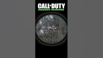 Amateur plays COD 4: Modern Warfare | Sniper kill with  #cod4  #gaming #modernwarfare