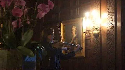 One of my violas being tested during Julie Reed's ...