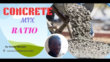How To Determine Concrete Design Mix ratio