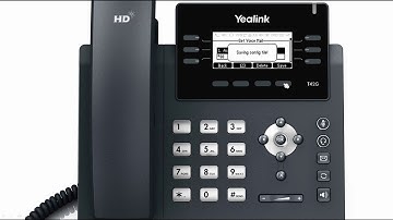 G12 Yealink T41G - T42G – Set and Retrieve Voicemail