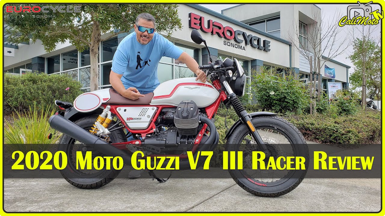 2020 Moto Guzzi V7 III Racer Review | First Ride - YouTube