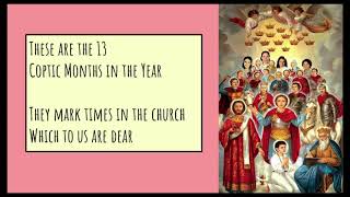 Coptic Months Song