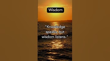 Wisdom Unveiled