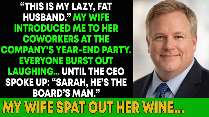 My Wife Called Me “Lazy and Fat” at Her Company Party — Then the CEO Spoke | Family Revenge Story