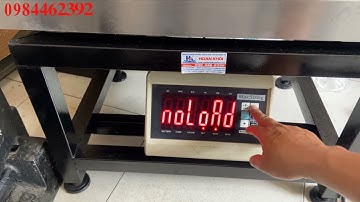 Hướng Dẫn Hiệu Chuẩn Cân Bàn Điện Tử A27E | Cân Bàn Điện Tử Hoàn Khôi