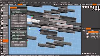 Making a tiling texture using voxel instancing in 3D Coat.