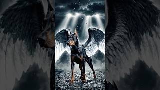 Defence Angel Doberman Transformation 🐕✨ | Epic Guardian AI Video#Doberman #AngelDog #DefenseAngel