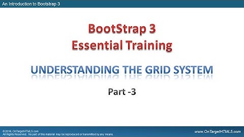81008 - The Bootstrap Grid System - Part 3
