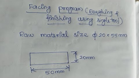 how to write a Basic cnc fanuc turning facing cycle program using single tool G72 and G70 in tamil