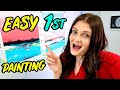 How to paint your first acrylic painting  techniques for beginners