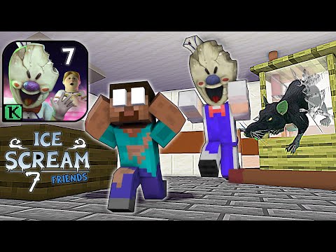 Ice Scream 7 Challenge - Minecraft Animation