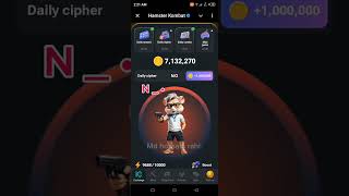 how to complete daliy cipher @HamsterKombat_Official @MrBeast@Mdhossainrahi @AboFlah screenshot 1