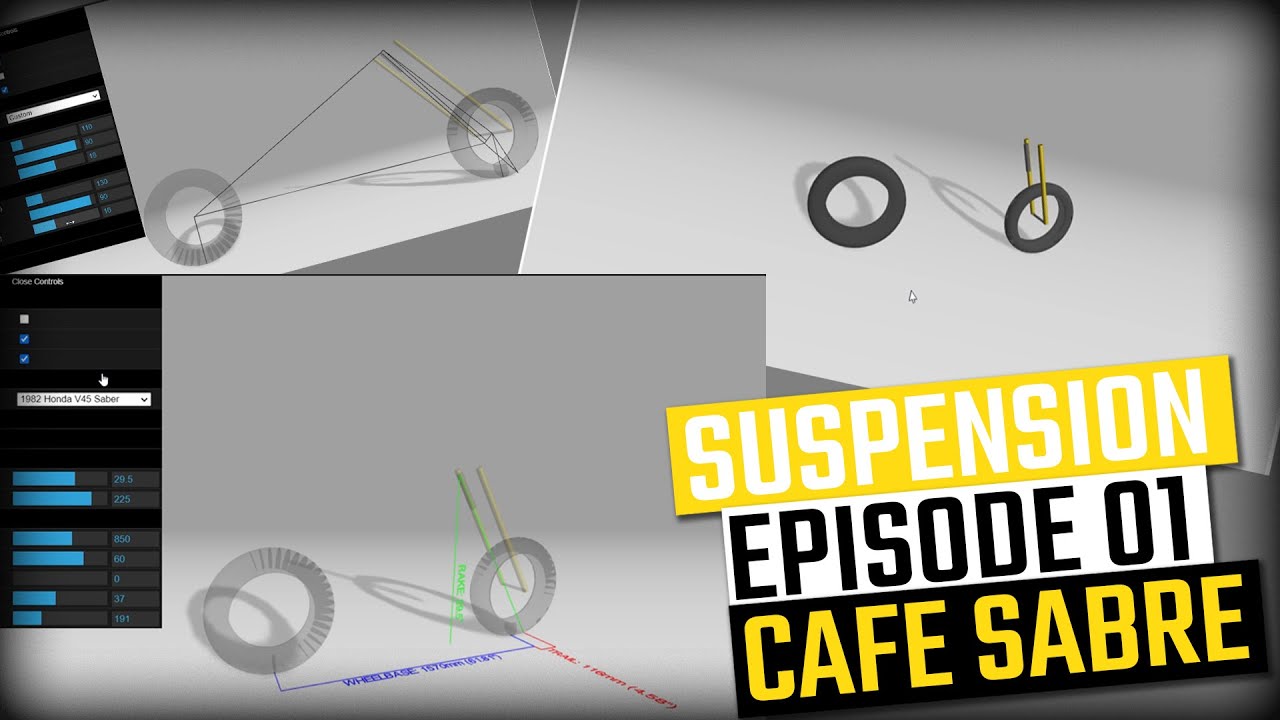 How to fix a Cafe Racer Episode 01: Suspension Geometry - YouTube