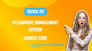 Restaurant Management System Source code