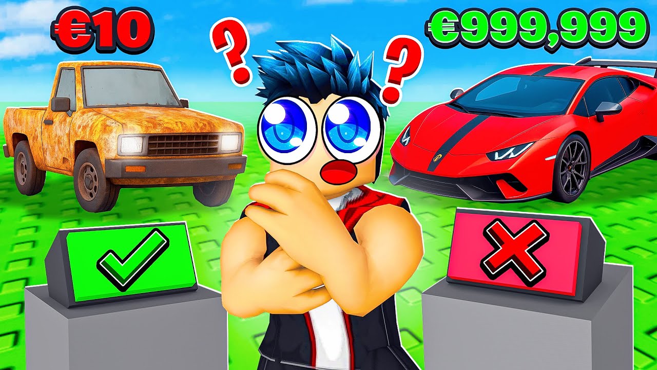 LE MEILLEUR ÉCHANGE DE VOITURE POSSIBLE DANS ROBLOX TRADE A CAR ?! 🚗