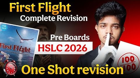 Class 10 Pre Final🚨 HSLC 2025 English First flight One shot🔥 within 20 minutes with Common questions