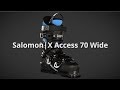 2018 Salomon X Access 70 Wide Mens Boot Overview by SkisDotCom