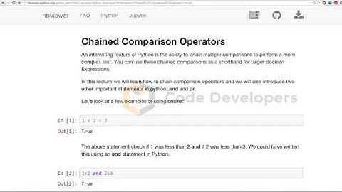 Chained Comparison Operators in Python