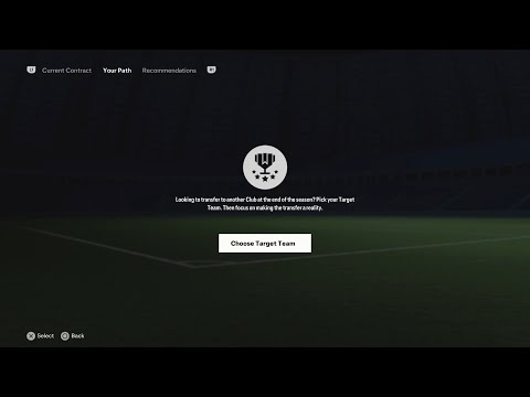 EA SPORTS FC 24 - Career Deep Dive Pitch Notes - Target Team