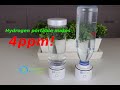 Hydrogen water bottle makes 4 PPM !