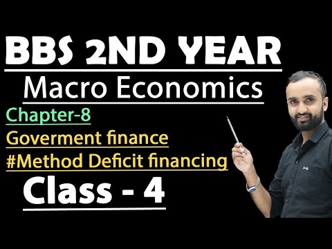 BBS 2nd year||Macroeconomic||government finance||Dificit financing||method of deficit financing