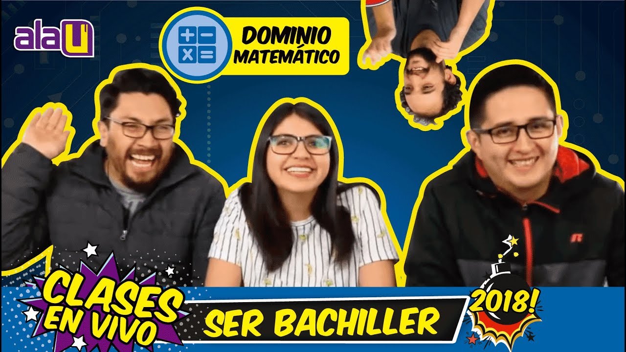 Clase en Vivo 59 - Ser Bachiller 2018 |Dominio Matemático| - YouTube