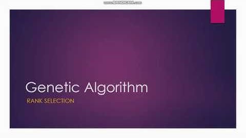 Selection Based Technique in Genetic Algorithm  | Artificial intelligence