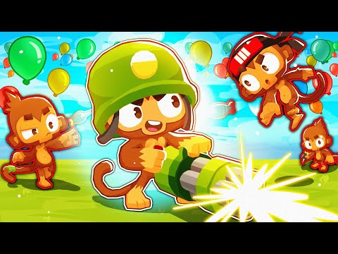 Mini Gunner Monkey Is Super Overpowered in Bloons TD Battles 2